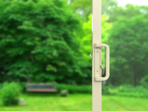 Miniatura 5 de Juego de cerradura y manija para puerta de patio House Guard con llave, opciones que añaden una firma única a su cerradura de puerta de vidrio