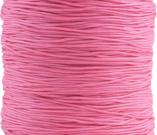 Miniatura 118 de KONMAY 1 rollo de cuerda de nailon para hacer pulseras de 150 yardas, trenzado de nailon Shamballa Macramé/cordón de cuentas de 0.4mm, cordón