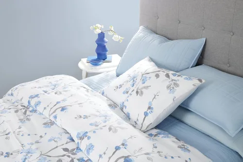 Miniatura 7 de CANNON Kasumi - Juego de edredón floral de poliéster de 2 piezas, tamaño individual XL, con temática floral, para hombres y mujeres, certificado