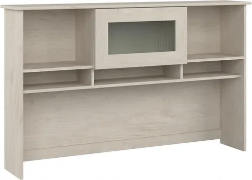 Bush Home Cabot - Mueble de escritorio (60 W, color lino y roble blanco)