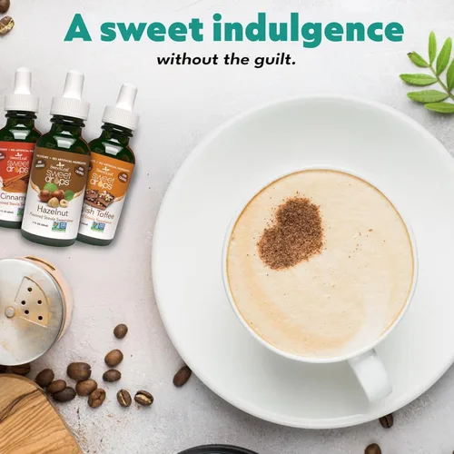 Miniatura 5 de SweetLeaf Sweet Drops - Edulcorante líquido de vainilla con sabor a Stevia Drops, extracto orgánico de hoja de stevia, cero calorías, sin eritritol