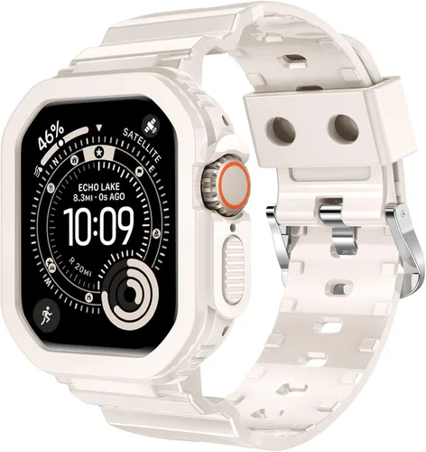 Miniatura 64 de XYF Compatible con correas cristalinas para Apple Watch de 1.929 in, 1.811 in, 1.772 in, 1.732 in, 1.654 in, 1.614 in, 1.575 in, 1.496 in, funda