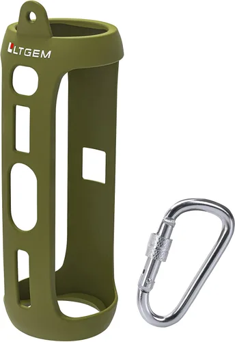Miniatura 17 de LTGEM - Funda de silicona compatible con JBL FLIP 5 Altavoz Bluetooth portátil impermeable, carcasa rígida, bolsa de almacenamiento de transporte