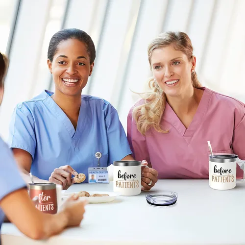 Miniatura 8 de Regalos LiqCool para Enfermeras y Asistentes Dentales - Taza de 12oz y Vaso de Vino para Enfermeras, Médicos, Dentistas y Médicos - Regalo