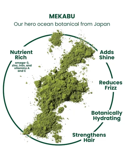 Miniatura 3 de MASAMI Mekabu - Acondicionador hidratante de 32 onzas, bolsa de recambio Sostenible Reciclable Calidad de salón Color seguro Algas marinas