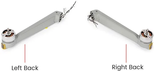 Miniatura 6 de SeiZed Brazo delantero con brazos traseros de motor, piezas de repuesto, repuesto para D-JI Mavic Air 2 (color: espalda izquierda)