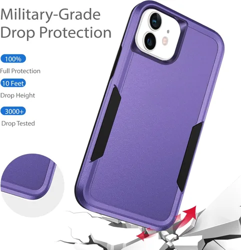 Miniatura 3 de Funda compatible con iPhone 11, protección resistente, a prueba de golpes, a prueba de caídas, a prueba de polvo, antiarañazos, para 11