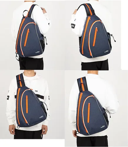 Miniatura 6 de Bolsas de pickleball para hombres y mujeres, bolsa de remo de pickleball deportiva, bolsa de pickleball ajustable con gancho para cerca, mochila