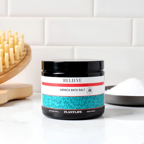 Miniatura 5 de Plantlife Arnica Relieve Sales de baño minerales – Fabricado con árnica y aceites esenciales 100% puros – Los productos Relieve son una solución