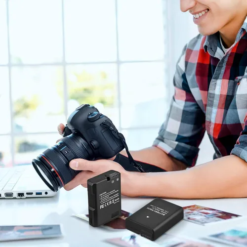 Miniatura 6 de EN-EL14 EN EL14A - Paquete de 2 baterías de iones de litio de 1500 mAh compatibles con Nikon D3100 D3200 D3300 D3400 D3500 D5100 D5200 D5300 D5500