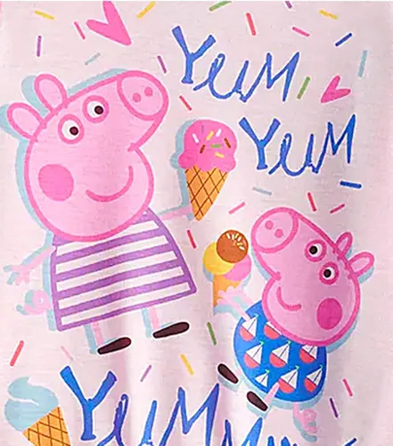 Miniatura 2 de Peppa Pig Pijama de poliéster suave para niñas pequeñas