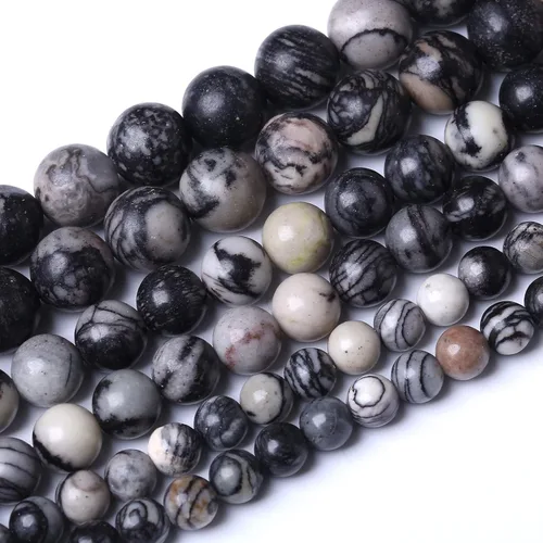 Miniatura 56 de 36 PIEZAS Cuentas de Malaquita Roja de 10 MM, Cuentas Redondas Sueltas de Gema Natural para Hacer Joyería 38 cm