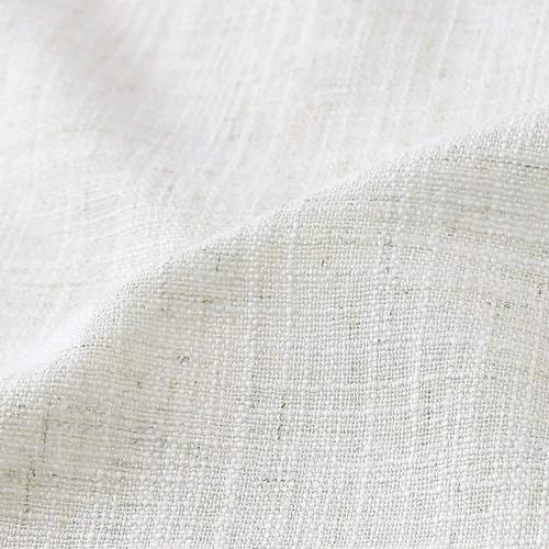 Miniatura 2 de ChadMade Tallis Collection - Cortinas de lino de 120 pulgadas de largo, 2 paneles de 52 pulgadas de ancho x 120 pulgadas de largo, cortinas blancas