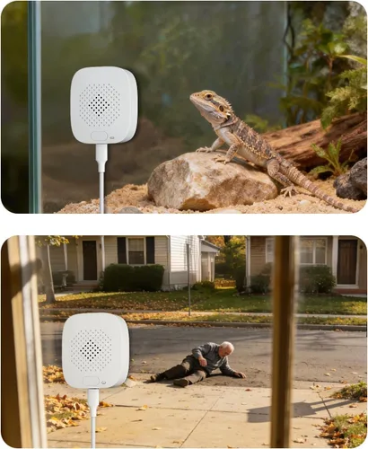 Miniatura 9 de LongPlus Cámara de ventana 4K de 8 MP, cámara Safeview interior con visión nocturna a todo color, detección de vehículos humanos AI, cámara