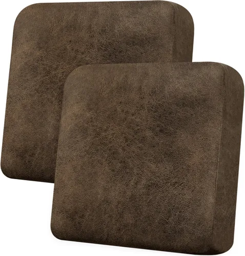 Miniatura 113 de Funda de cojín para sofá con aspecto de cuero, 1 unidad, elástica, para sala de estar, funda de cojín individual para sofá, protector de asiento