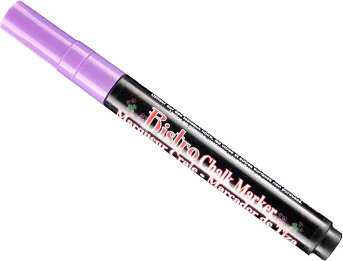 Uchida of America 482-C-8 - Marcadores de tiza bistró con punta extrafina, color violeta