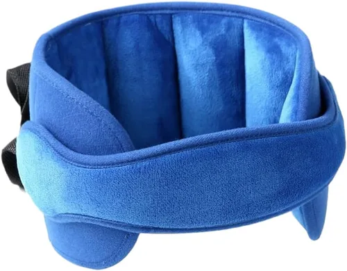 Miniatura 11 de Soporte para la cabeza del asiento del coche, tira de soporte para la cabeza con alivio del cuello transpirable ajustable para bebé, cómoda banda