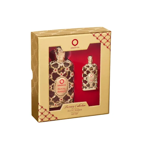 Miniatura 8 de Orientica Luxury Royal Amber Body Mist 8 onzas / 8.0 fl oz – bergamota, verde, melón, piña, gourmand, ámbar, amaderado, vainilla, almizcle, perfume