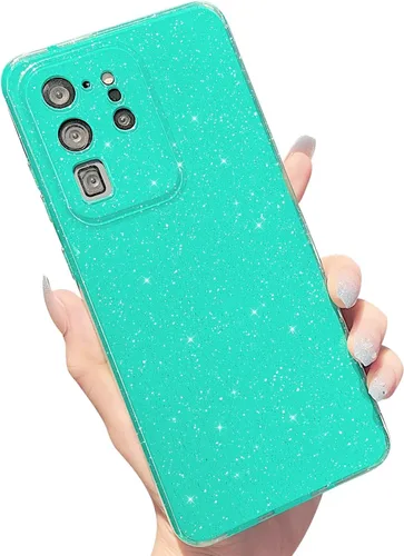 Miniatura 16 de MINSCOSE Compatible con Samsung Galaxy S22 Plus Case, Bonito Color Neón Brillante, con Purpurina Brillante Delgada Resistente a Golpes de Silicona