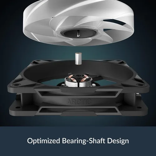 Miniatura 12 de ARCTIC P12 Pro A-RGB - Potente ventilador premium, ventilador PWM de 120 mm con divisor de cable Y, 600-3000 RPM, 0 RPM <5% PWM, RGB digital de 5V