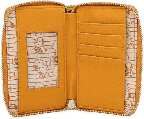 Miniatura 4 de Loungefly Peanuts Sunset Ziparound Cartera marrón-multi No