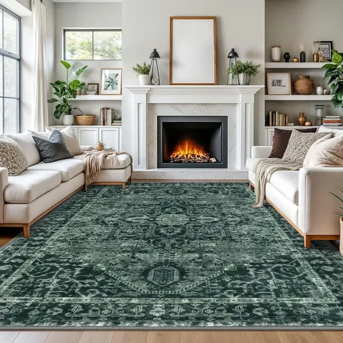 Miniatura 79 de KOZYFLY Alfombra Pequeña de Área 2x3 Pies Alfombras para Entrada Lavable Boho Alfombra de Entrada Antideslizante Tapete de Puerta Interior Entrada