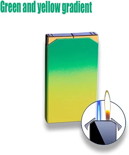 Miniatura 3 de Cool Jet - Encendedor de doble llama, bonito estético, recargable y ajustable, regalo para hombres, velas de chimenea, camping, barbacoa (sin gas)