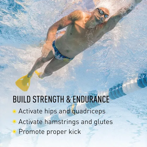 Miniatura 3 de FINIS Edge - Aletas de natación para hombres y mujeres, aletas de entrenamiento 100% de silicona, fortalecen y resisten las piernas