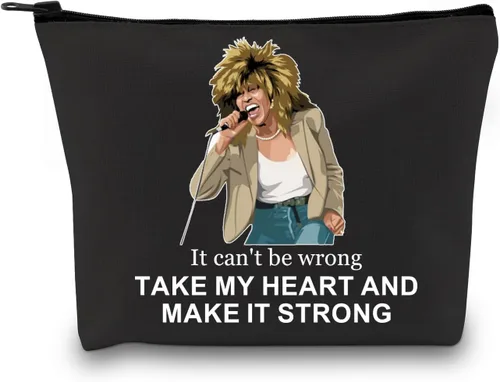 GJTIM Regalo musical Letra de canción musical Regalo Músico Inspirado Bolsa con cremallera Regalo Teatro Musical Bolsa de maquillaje musical, Hazlo