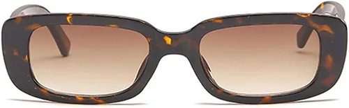 Miniatura 2 de JUSLINK Lentes de sol rectangulares para mujer, a la moda, retro, de los años 90, protección UV 400, gafas de sol con marco cuadrado