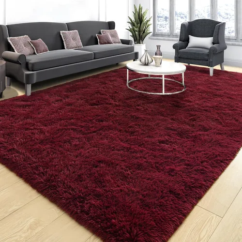 Miniatura 61 de Tepook Alfombras súper suaves y esponjosas para sala de estar, alfombras de área de 8 x 10 pies para dormitorio, alfombra moderna peluda, alfombras
