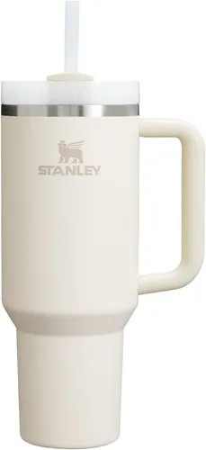 Miniatura 48 de Stanley Quencher H2.0 - Vaso de acero inoxidable con asa, pajilla y tapa FlowState giratoria de 3 posiciones; aislamiento térmico, sin BPA; apto