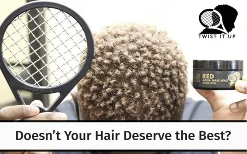 Miniatura 7 de Peine Twist It Up (Negro Bond) - Alternativa para las esponjas para el cabello, crea rizos y torciones para hombres de color, diseño de raqueta