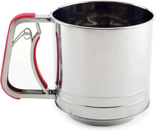 Norpro S/S 5 tazas, 1 tamiz de harina EA, acero inoxidable