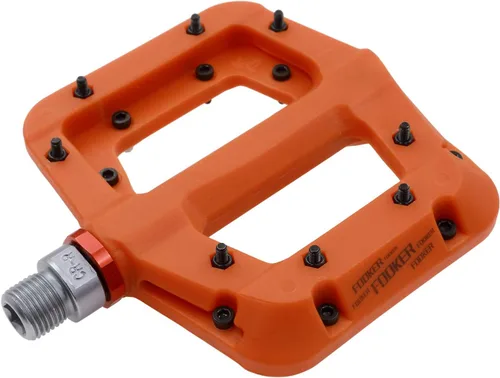 Miniatura 13 de FOOKER Pedales MTB para bicicleta de montaña, 3 rodamientos, antideslizantes, ligeros, de fibra de nailon, pedales de plataforma de bicicleta