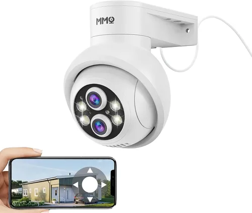 Miniatura 12 de MMQ Cámaras de seguridad solares inalámbricas para exteriores, cámaras de seguridad alimentadas por PTZ de 4MP para el hogar, cámara de seguridad 1