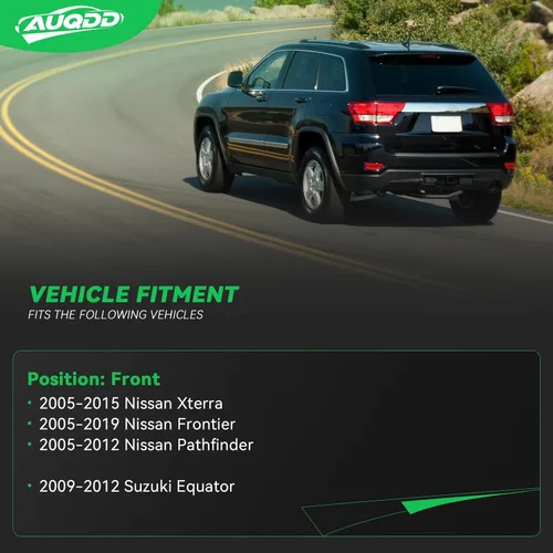 Miniatura 3 de AUQDD K80470 K80471 Enlace de barra estabilizadora delantera compatible con 2005-2019 Nis-san Frontier, 05-12 Pathfinder, 05-15 Xterra /2009-2012