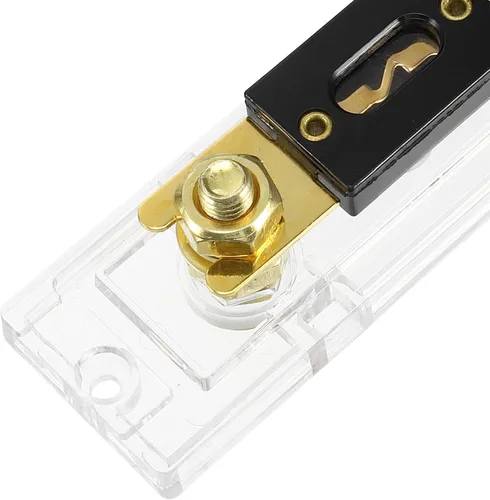 Miniatura 7 de X AUTOHAUX 1 Unidades de audio para coche 0 4 8 calibre en línea ANL portafusibles transparente transparente bloque de fusibles con 2 unids 125A