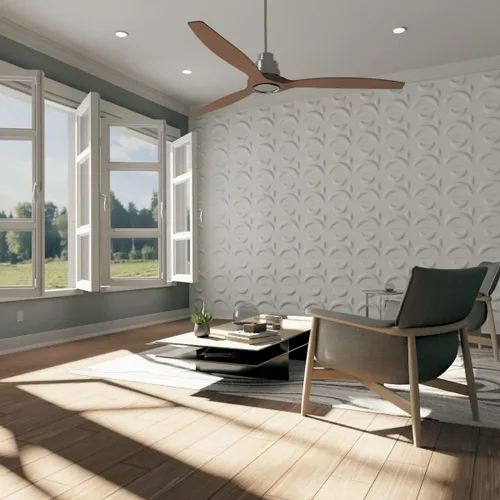Miniatura 2 de Ekena Millwork WP12X12SEWH 11 7/8 pulgadas de ancho x 11 7/8 pulgadas de alto Sevilla EnduraWall Decorativo 3D Panel de Pared Cubre 0.98 pies Blanco