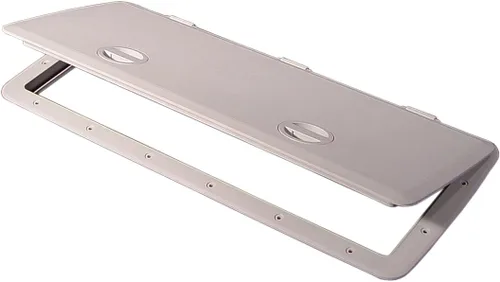 Miniatura 8 de Tempress - 1115 - Escotilla de leva sin cerradura, color blanco. Gris