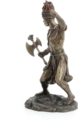 Miniatura 5 de Dios africano del rayo y la guerra Chango Shango Estatua Vudú Santeria