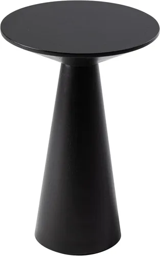 Miniatura 7 de COZAYH Mesa auxiliar pequeña con pedestal de granja, mesa redonda de Martini, soporte de madera para plantas, mesa rústica para bebidas