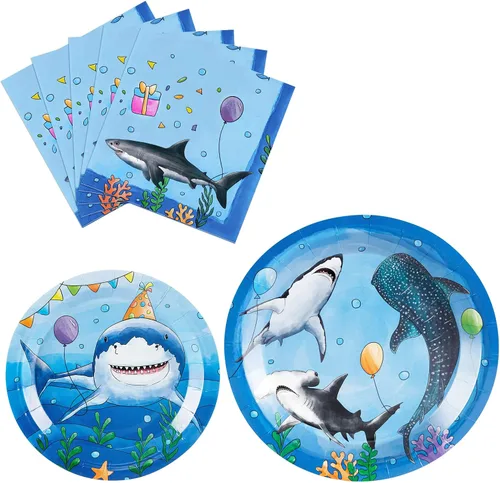 Miniatura 22 de WERNNSAI Platos y servilletas de granja – 48 piezas de decoración de cumpleaños de animales de granja, platos de papel de granero para niños, fiesta