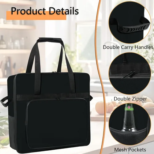 Miniatura 3 de Bolsa de transporte para máquina Ninja SLUSHi Slushie, portátil para exteriores, fabricante de bebidas congeladas, bolsa de viaje, diseño