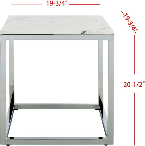 Miniatura 3 de Safavieh Mesa auxiliar con base de grúa Tori