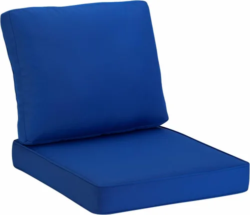 Miniatura 18 de JMGBird Cojín de Almohada Copetudo para Exterior, Juego de Cojín Profundo para Silla de Asiento al Aire Libre de 22"x22" Cojines de Patio