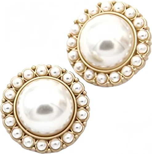 Miniatura 17 de 5 piezas de botones de oro con perlas de metal para mujer, botones para abrigo de suéter, decoración para ropa, accesorios de costura y manualidades