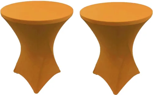 Miniatura 12 de Mantel elástico para cóctel de 30 x 42 pulgadas, color dorado