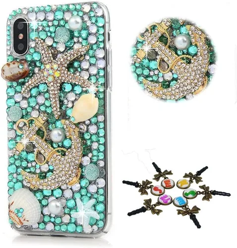 Miniatura 7 de Sparkle - Funda compatible con Samsung Galaxy Z Flip 2 5G, elegante funda con diseño de diamantes de imitación de cristal y diamantes de imitación