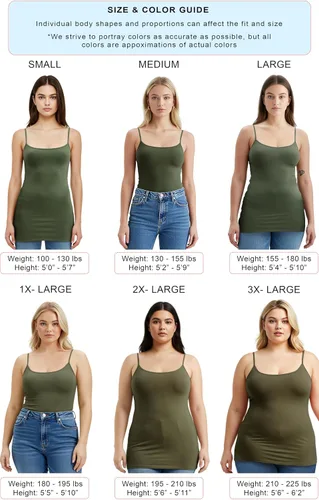 Miniatura 150 de Emmalise Camisola larga casual básica para mujer, con tirantes ajustables, top en capas
